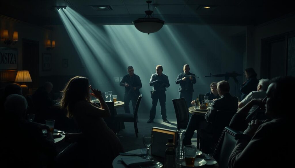 dining hall hostage situation