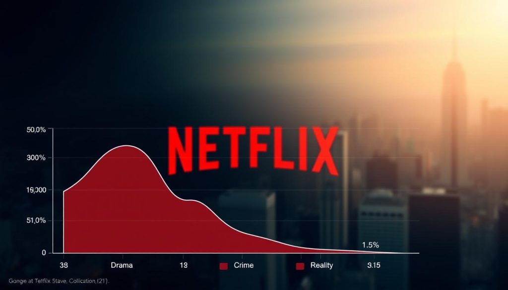 netflix genre analysis showing drama crime and reality television distribution